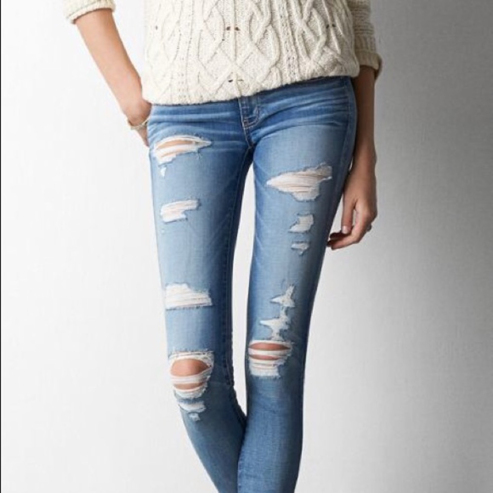 American Eagle Outfitters super stretch jeans